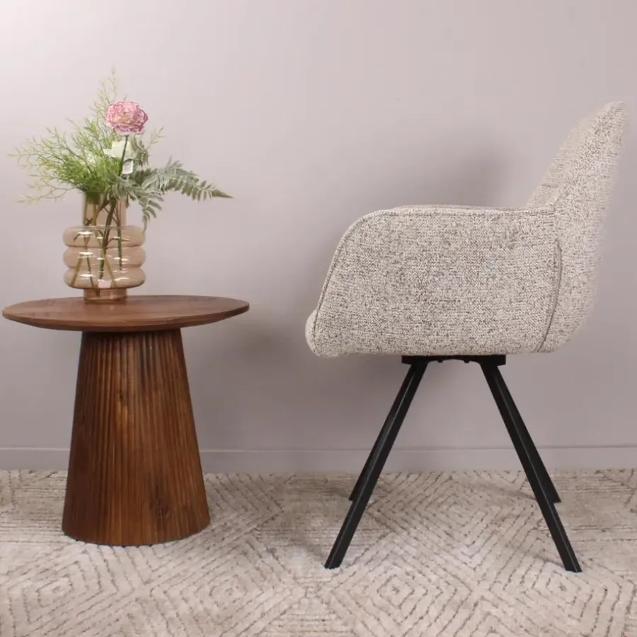 Eetkamerstoelen-DS4U - Mats draaistoel - taupe