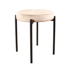 Krukjes-DS4U - Mika velvet kruk champagne