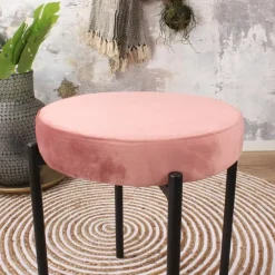 DS4U - Mika velvet kruk roze
