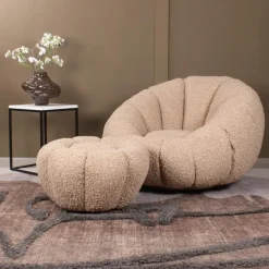 DS4U - Olivia fauteuil set teddy - beige