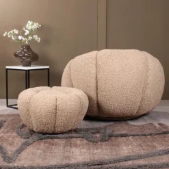 DS4U - Olivia fauteuil set teddy - beige