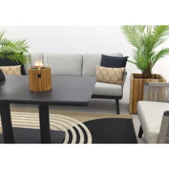 Van der Garde Tuinmeubelen - Premium Durban/Medina verstelbare stoel-bank loungeset - 4-delig