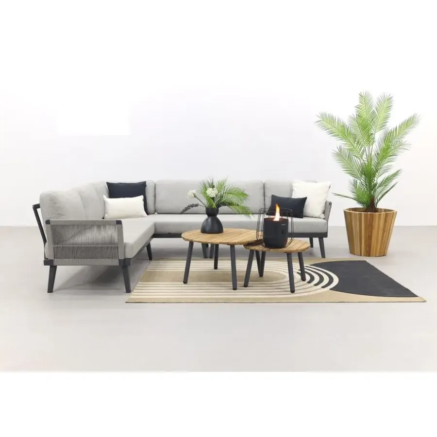 Van der Garde Tuinmeubelen - Premium Durban/mindo loungeset - hoekbank - 3-delig