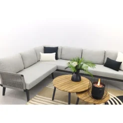 Van der Garde Tuinmeubelen - Premium Durban/mindo loungeset - hoekbank - 3-delig