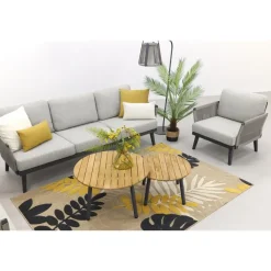 Loungesets-Van der Garde Tuinmeubelen - Premium Durban/Mindo stoel-bank loungeset - 5-delig
