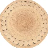 Vloerkleden Kinderkamer|Jute Vloerkleden-Dutch Lifestyle - Jute - Vloerkleed - 150x150 cm - Beige