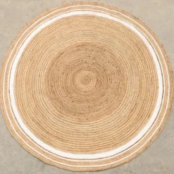 Vloerkleden Kinderkamer|Jute Vloerkleden-Dutch Lifestyle - Jute - Vloerkleed - 150x150 cm - Beige