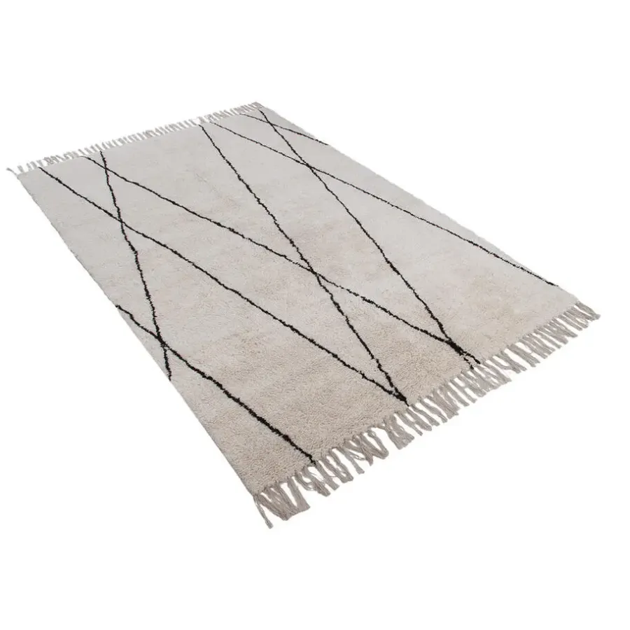 Vloerkleden Kinderkamer-Dutch Lifestyle - Katoen - Vloerkleed - 230x160cm - Wit