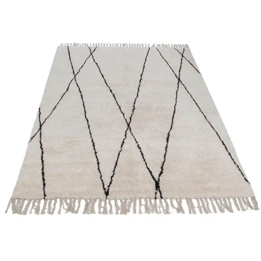 Vloerkleden Kinderkamer-Dutch Lifestyle - Katoen - Vloerkleed - 230x160cm - Wit