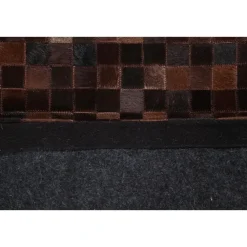 Vloerkleden Kinderkamer-Dutch Lifestyle - Leder - Vloerkleed - 160x230cm - Bruin