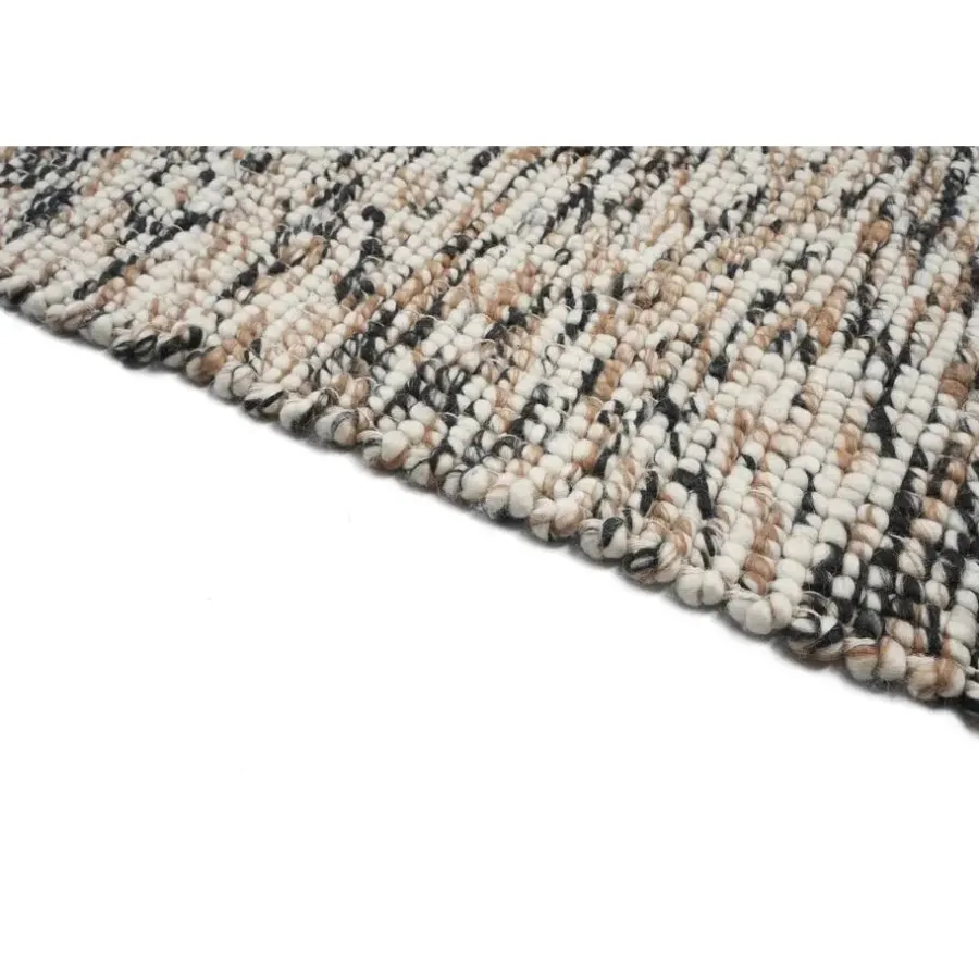 Dutch Lifestyle - Polyester - Vloerkleed - 160x230cm - Zwart