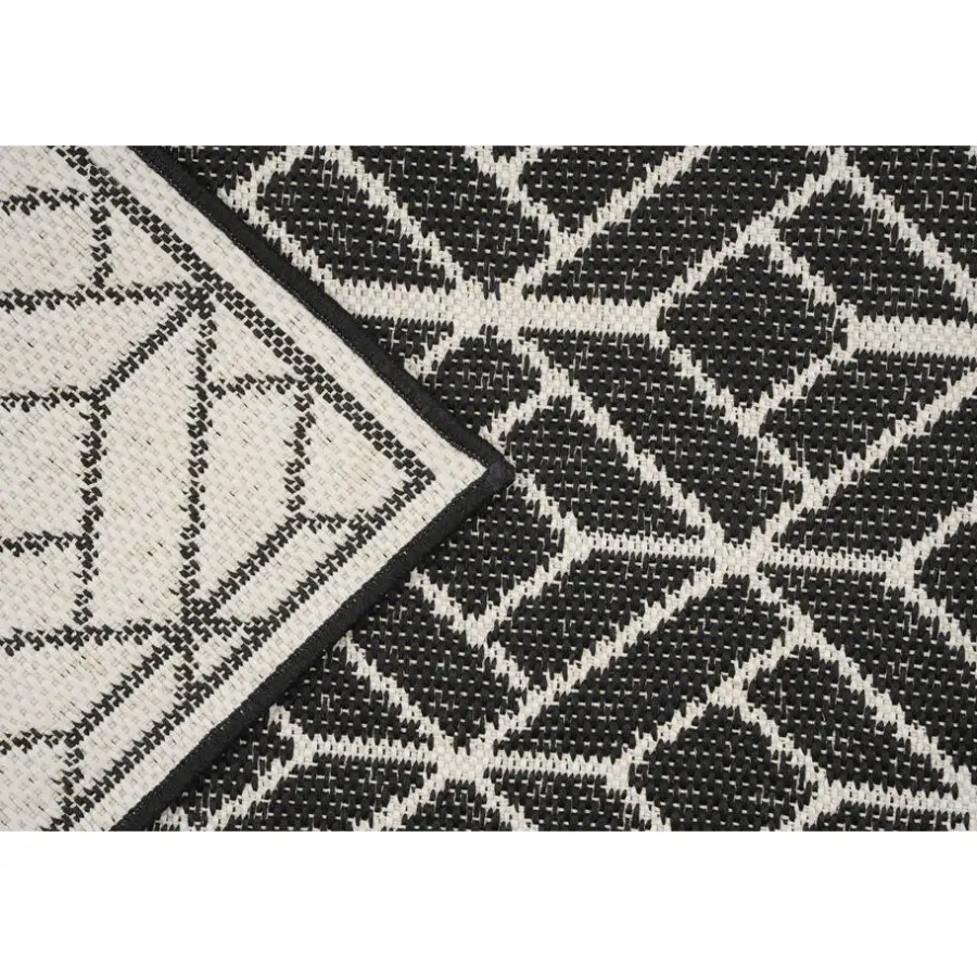 Dutch Lifestyle - Polyester - Vloerkleed - 135x230cm - Zwart