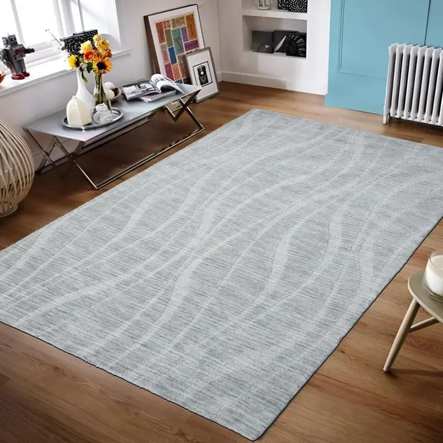 Vloerkleden Kinderkamer-Dutch Lifestyle - Polyester - Vloerkleed - 195x300cm - Grijs