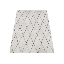 Dutch Lifestyle - Polyester - Vloerkleed - 300x200cm - Wit
