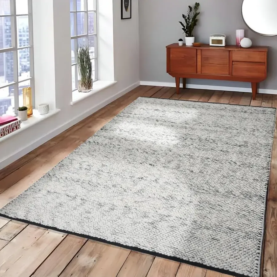Vloerkleden Kinderkamer-Dutch Lifestyle - Polyester - Vloerkleed - 195x300cm - Wit