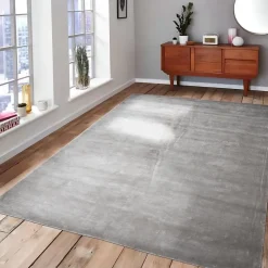 Vloerkleden Kinderkamer|Hoogpolige Vloerkleden-Dutch Lifestyle - Viscose - Vloerkleed - 195x300cm - Grijs
