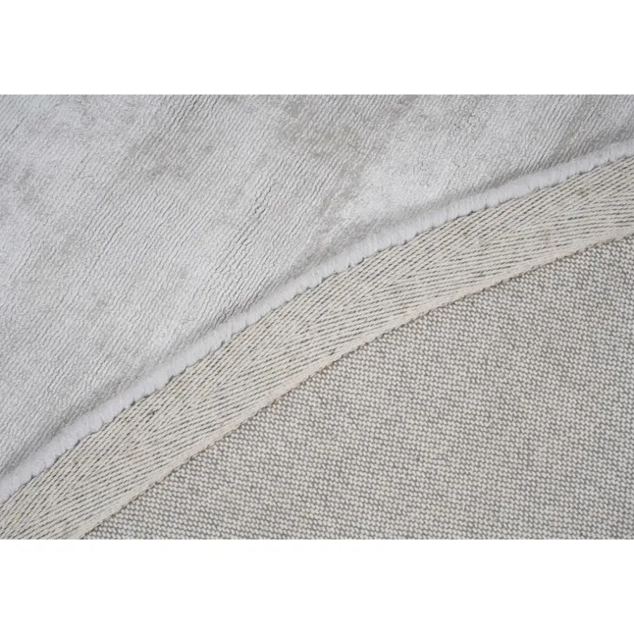 Vloerkleden Kinderkamer-Dutch Lifestyle - Viscose - Vloerkleed - 115cm rond - Grijs