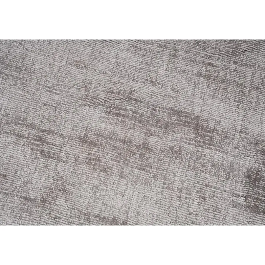 Vloerkleden Kinderkamer-Dutch Lifestyle - Viscose - Vloerkleed - 115cm rond - Grijs