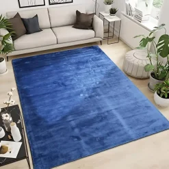Vloerkleden Kinderkamer-Dutch Lifestyle - Viscose - Vloerkleed - 195x300cm - Blauw
