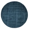 Vloerkleden Kinderkamer-Dutch Lifestyle - Viscose - Vloerkleed - 195cm rond - Blauw