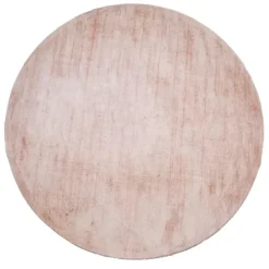 Vloerkleden Kinderkamer-Dutch Lifestyle - Viscose - Vloerkleed - 195cm rond - Roze