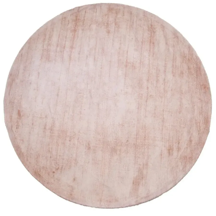 Vloerkleden Kinderkamer-Dutch Lifestyle - Viscose - Vloerkleed - 195cm rond - Roze