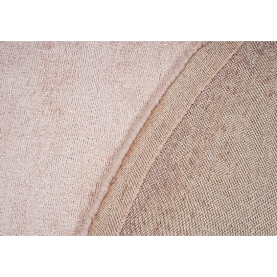 Vloerkleden Kinderkamer-Dutch Lifestyle - Viscose - Vloerkleed - 195cm rond - Roze