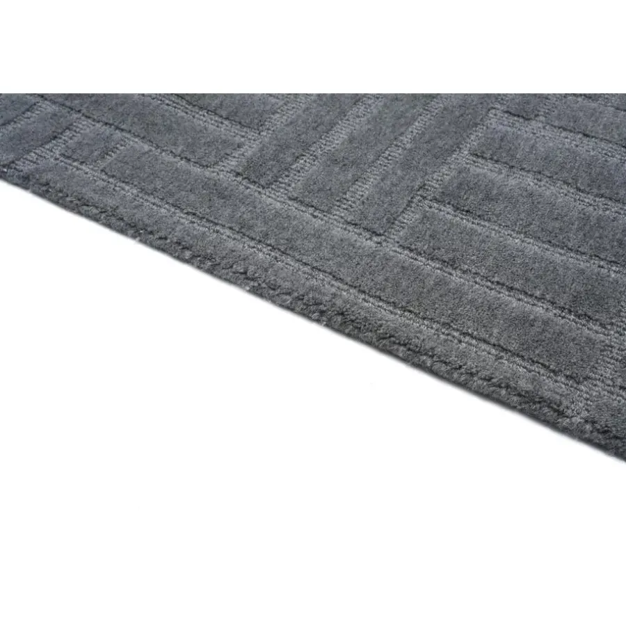 Dutch Lifestyle - Wol - Vloerkleed - 160x230cm - Grijs