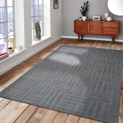 Vloerkleden Kinderkamer-Dutch Lifestyle - Wol - Vloerkleed - 195x300cm - Grijs