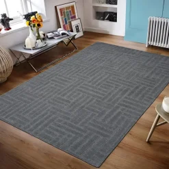 Vloerkleden Kinderkamer-Dutch Lifestyle - Wol - Vloerkleed - 195x300cm - Grijs