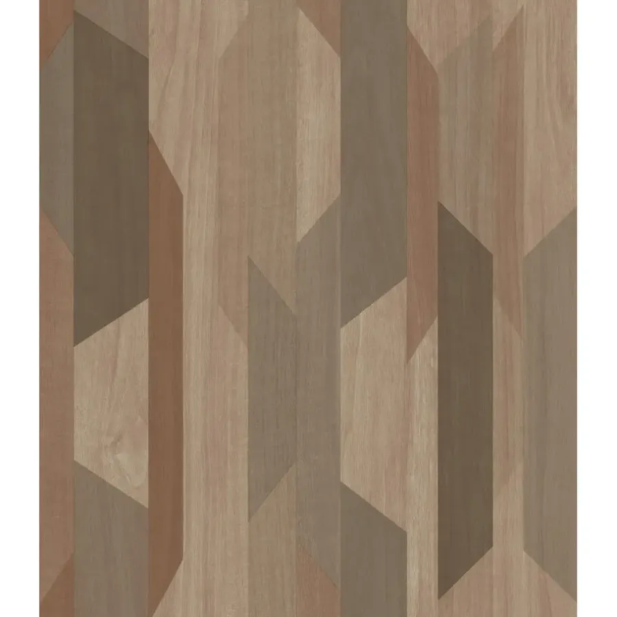 Behang-Dutch Wallcoverings - Asperia- Kiruna bruin - A57002