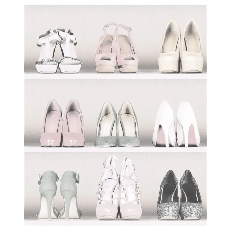 Behang-Dutch Wallcoverings - Exposure schoenen/pumps - 0,53x10,05m