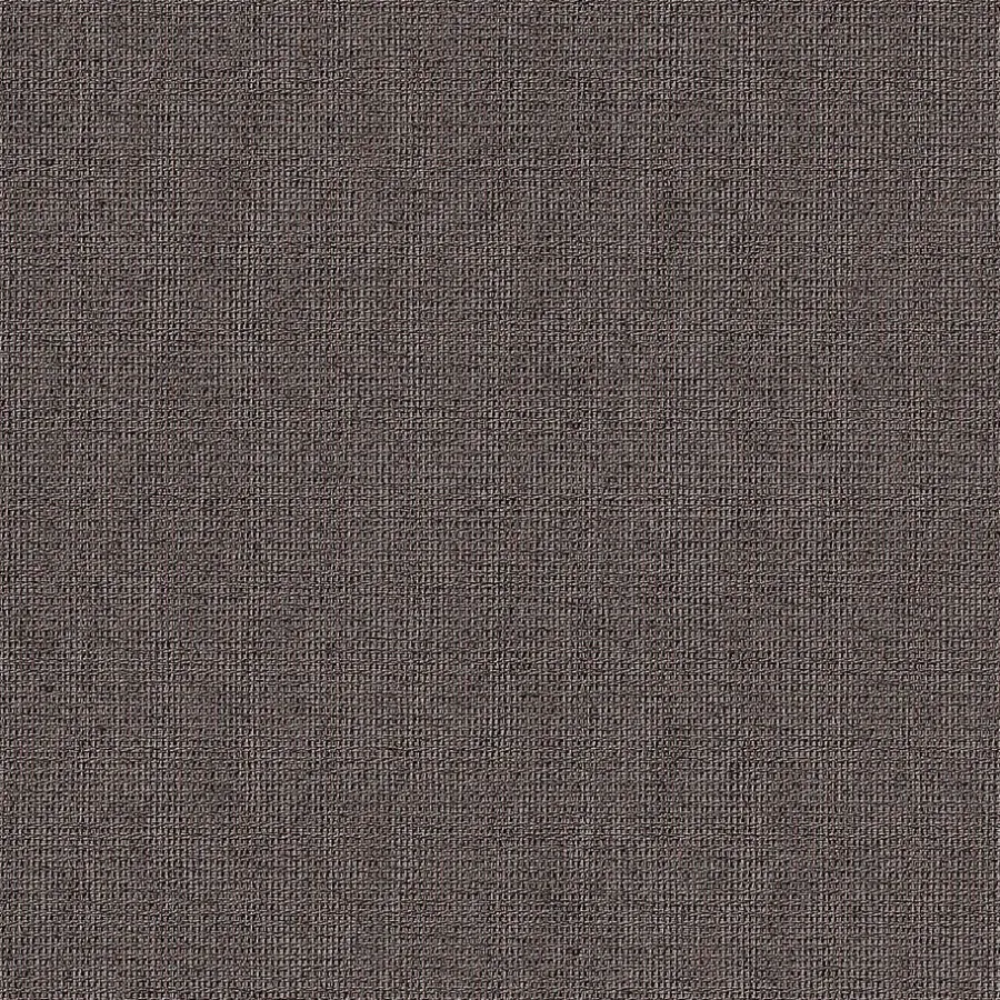 Behang-Dutch Wallcoverings - Grace Hessian text. plain chocolate - GR322708