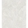 Behang-Dutch Wallcoverings - Grace Tropical palm leaf silver - GR322101