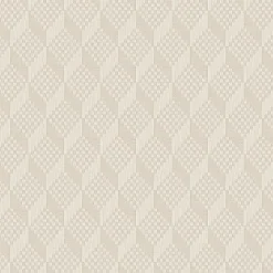 Dutch Wallcoverings - Grace 3D stitched cube cream - GR322302