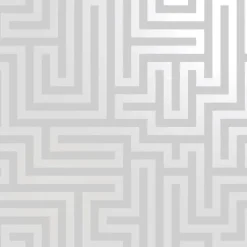 Behang-Dutch Wallcoverings - Indulgence Maze grey - 0,53x10,05m