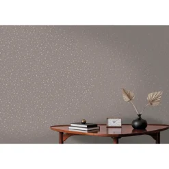 Behang-Dutch Wallcoverings - Indulgence Terrazzo grey/rose/gold -0,53x10,05m
