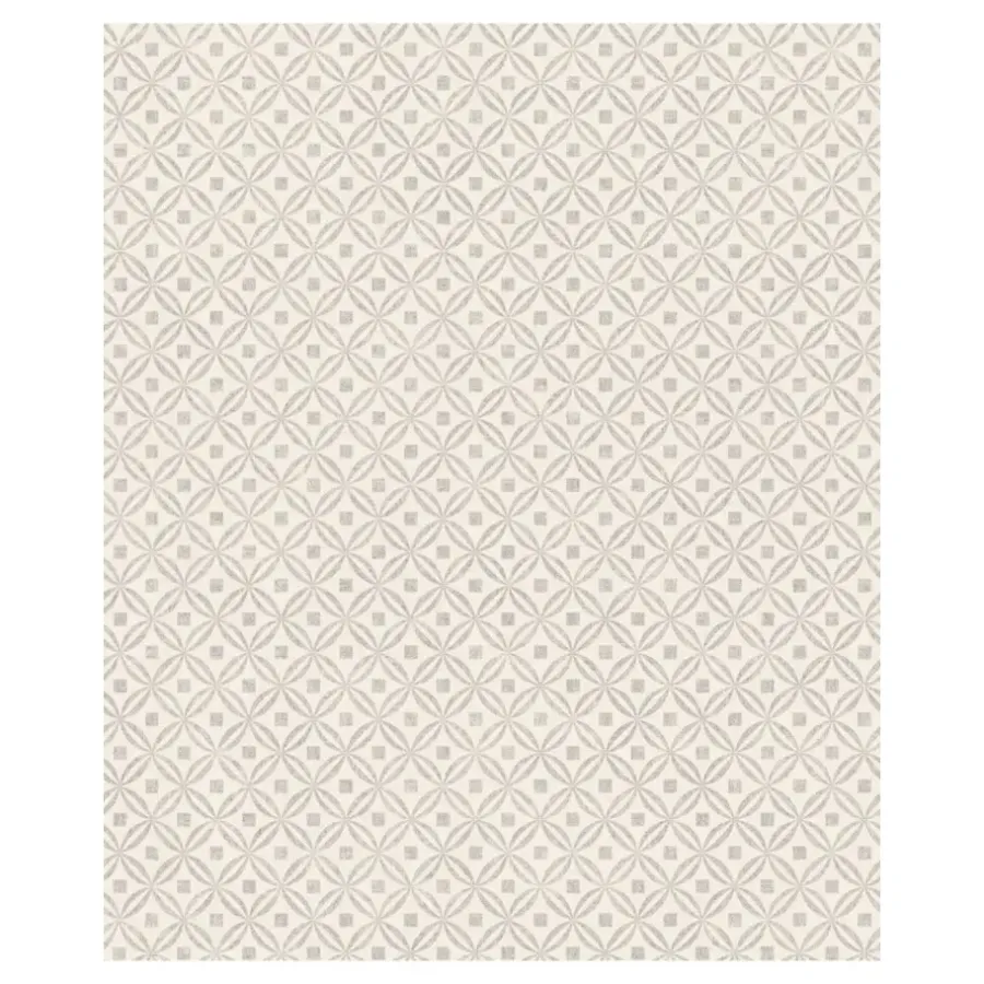 Behang-Dutch Wallcoverings - Inspiration Wall dessin wit/grijs - 0,53x10,05m