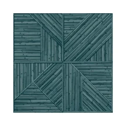 Behang-Dutch Wallcoverings - Jungle Fever Paglia blauw - 0,53x10,05m