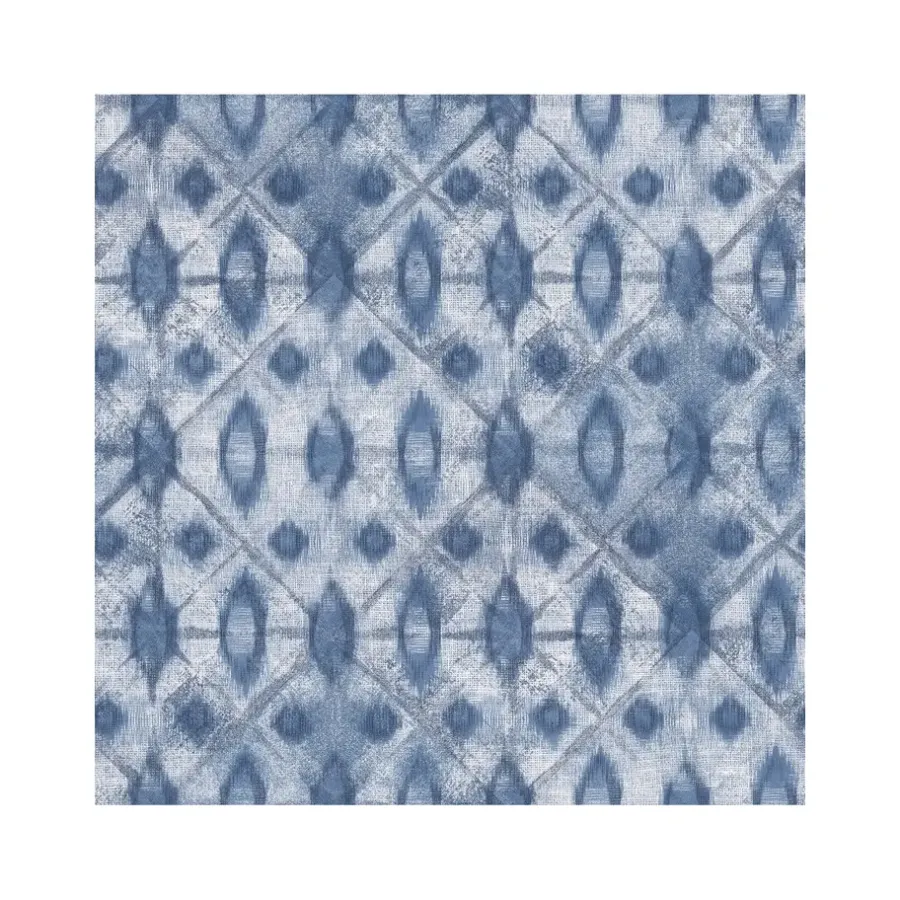 Behang-Dutch Wallcoverings - Myriad Meridian blauw - 0,53x10,05m