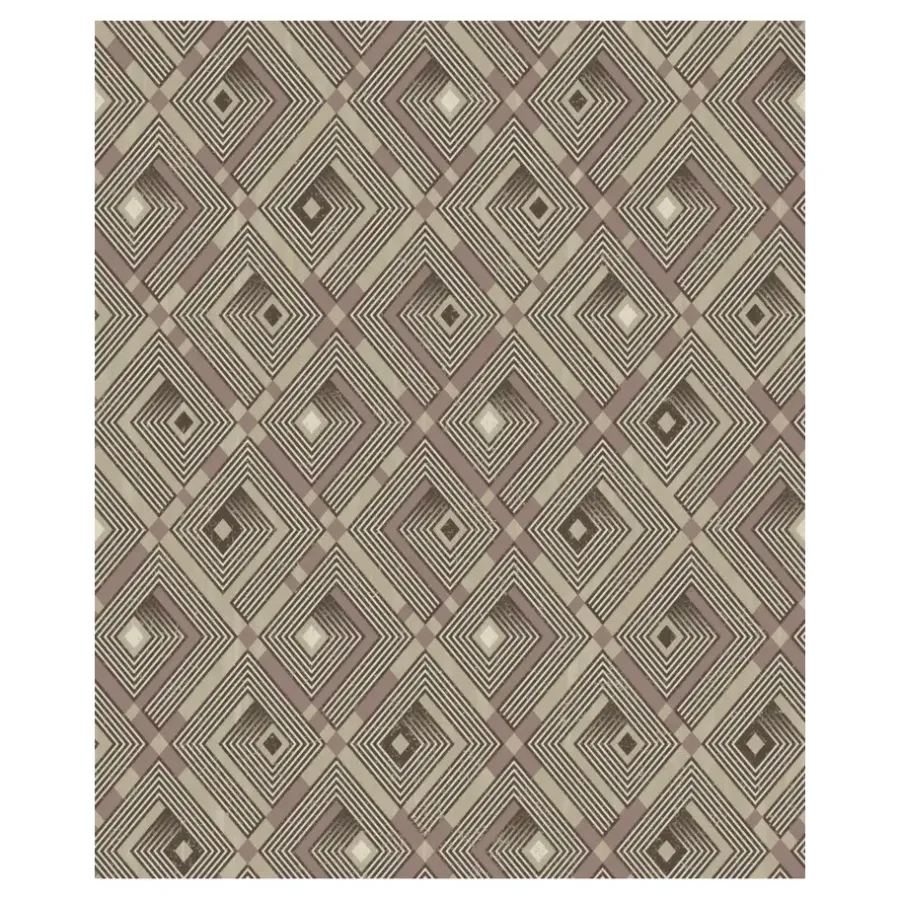 Dutch Wallcoverings - Odyssee dessin bruin - 0,53x10,05m