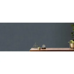 Dutch Wallcoverings - Onyx uni antraciet - 0,53x10,05m