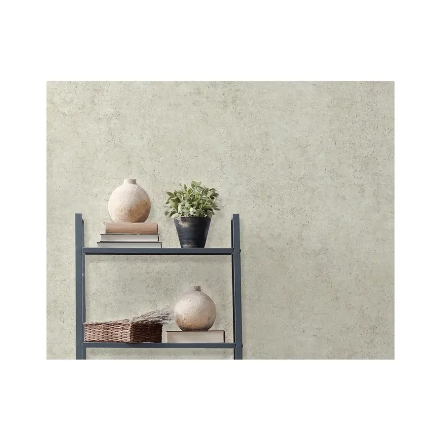 Behang-Dutch Wallcoverings - Reflets beton beige - 0,53x10,05m