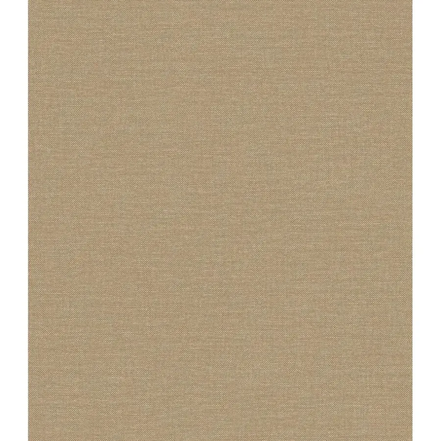 Dutch Wallcoverings Vliesbehang Linen & Textures uni - bruin - 10,05m x 53cm