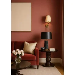 Behang-Dutch Wallcoverings Vliesbehang Linen & Textures uni - rood - 10,05m x 53cm