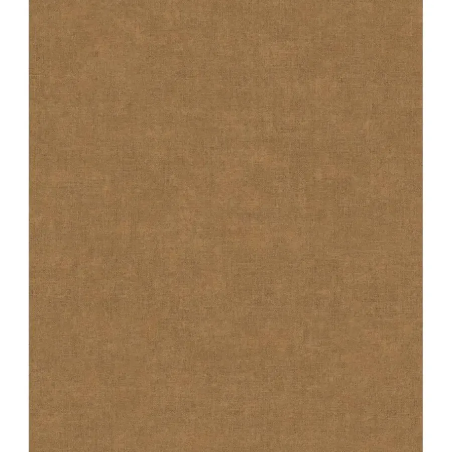 Behang-Dutch Wallcoverings Vliesbehang Linen & Textures uni - browngold - 10,05m x 53cm