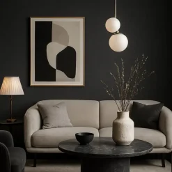 Behang-Dutch Wallcoverings Vliesbehang Linen & Textures uni - blacksilver - 10m x 53cm