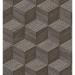 Behang-Dutch Wallcoverings Vliesbehang Renaissance natural cube - grijs - 10,05m x 53cm