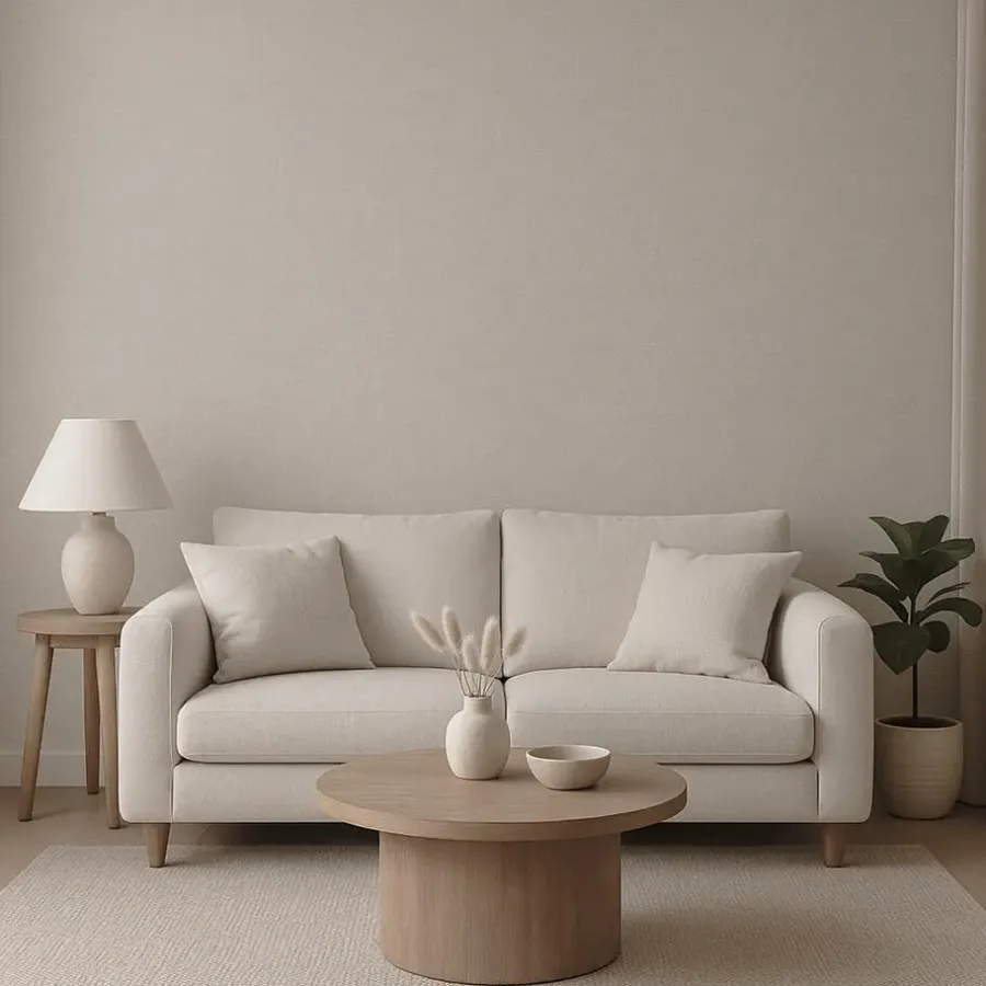 Dutch Wallcoverings Vliesbeh. Renaissance watermarked fabric - taupe - 10mx53cm