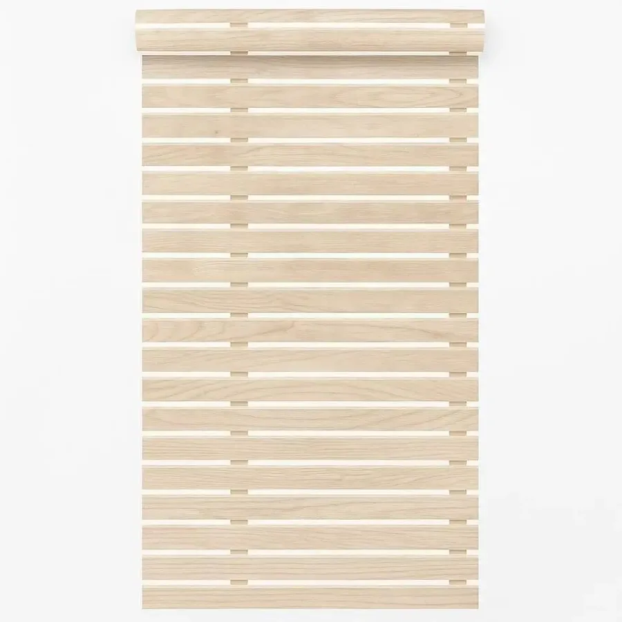 Behang-Dutch Wallcoverings Vliesbehang Artifice planken - beige/wit - 10,05m x 53cm